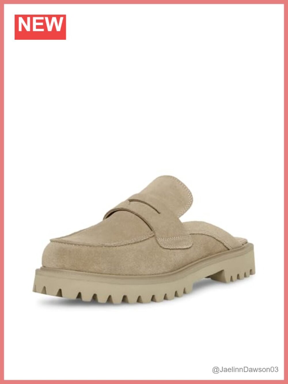 Waterproof Suede Loafers Slip-On Comfortable Block Heel Women's Shoes